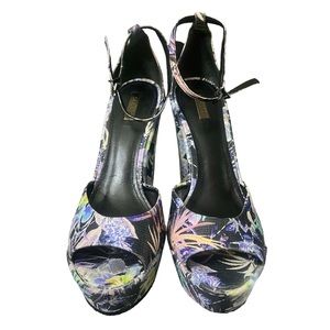 Brand New Schutz Floral Platform Sandal